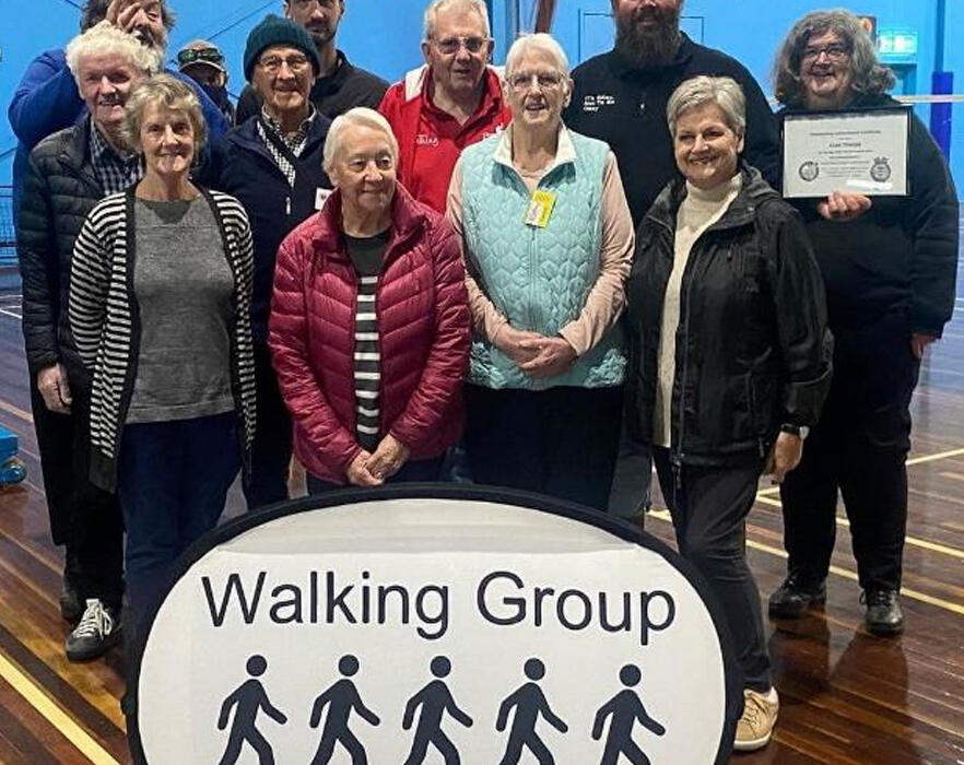 Heartbeat Ballarat indoor walking group