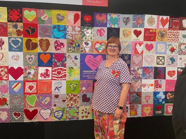 100 Hearts Quilt 1
